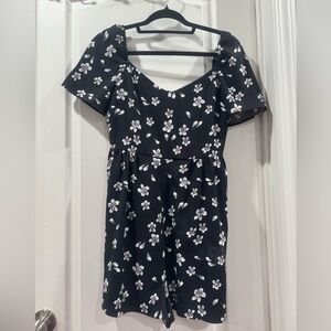Ricki's Black Floral romper